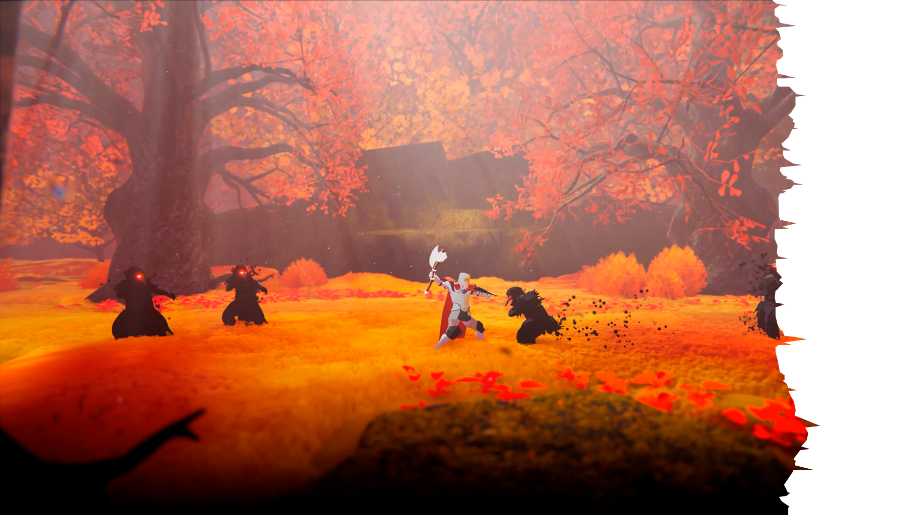 Dark atmospheric game world